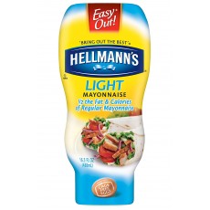 HELLMANS LITE MAYONNAISE SQUEEZE 16.5OZ 